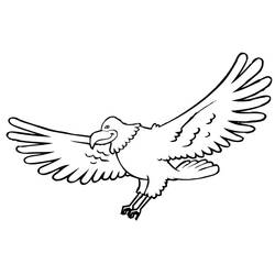 Раскраска: орел (Животные) #360 - Бесплатные раскраски для печати