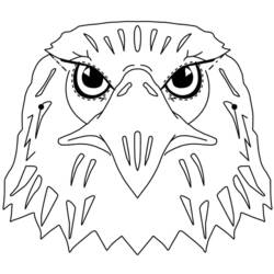 Раскраска: орел (Животные) #366 - Бесплатные раскраски для печати