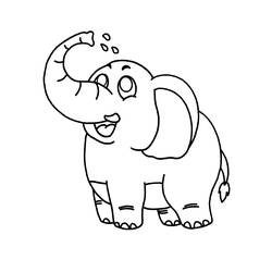 Раскраска: слон (Животные) #6347 - Бесплатные раскраски для печати