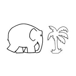 Раскраска: слон (Животные) #6352 - Бесплатные раскраски для печати
