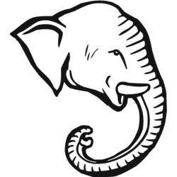 Раскраска: слон (Животные) #6410 - Бесплатные раскраски для печати