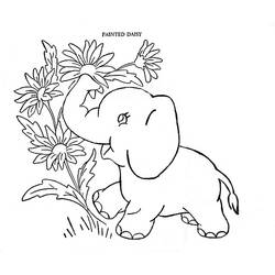 Раскраска: слон (Животные) #6490 - Бесплатные раскраски для печати