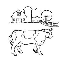 Раскраска: Сельскохозяйственные животные (Животные) #21385 - Бесплатные раскраски для печати