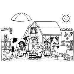 Раскраска: Сельскохозяйственные животные (Животные) #21394 - Бесплатные раскраски для печати
