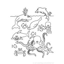 Раскраска: рыба (Животные) #17036 - Бесплатные раскраски для печати