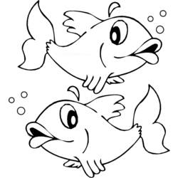 Раскраска: рыба (Животные) #17042 - Бесплатные раскраски для печати