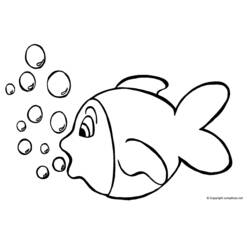 Раскраска: рыба (Животные) #17051 - Бесплатные раскраски для печати