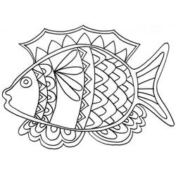 Раскраска: рыба (Животные) #17054 - Бесплатные раскраски для печати