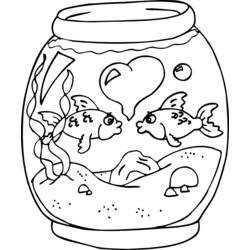 Раскраска: рыба (Животные) #17093 - Бесплатные раскраски для печати