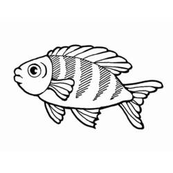 Раскраска: рыба (Животные) #17135 - Бесплатные раскраски для печати