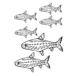 Раскраска: рыба (Животные) #17179 - Бесплатные раскраски для печати