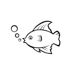 Раскраска: рыба (Животные) #17198 - Бесплатные раскраски для печати