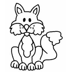 Раскраска: лисица (Животные) #14975 - Бесплатные раскраски для печати