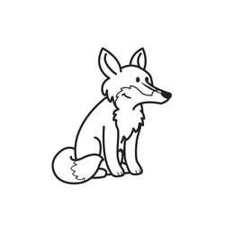 Раскраска: лисица (Животные) #15014 - Бесплатные раскраски для печати
