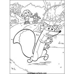 Раскраска: лисица (Животные) #15124 - Бесплатные раскраски для печати