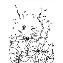 Раскраска: лисица (Животные) #15142 - Бесплатные раскраски для печати