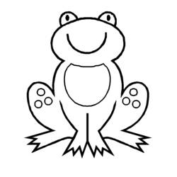 Раскраска: лягушка (Животные) #7572 - Бесплатные раскраски для печати