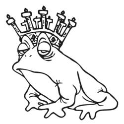 Раскраска: лягушка (Животные) #7587 - Бесплатные раскраски для печати