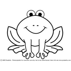 Раскраска: лягушка (Животные) #7598 - Бесплатные раскраски для печати