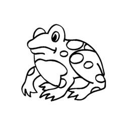 Раскраска: лягушка (Животные) #7604 - Бесплатные раскраски для печати
