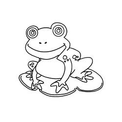Раскраска: лягушка (Животные) #7639 - Бесплатные раскраски для печати