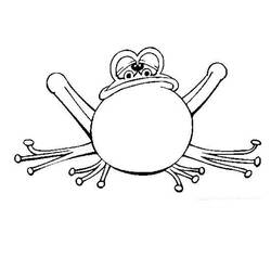 Раскраска: лягушка (Животные) #7643 - Бесплатные раскраски для печати
