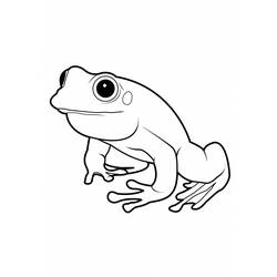 Раскраска: лягушка (Животные) #7648 - Бесплатные раскраски для печати