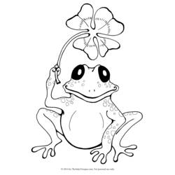 Раскраска: лягушка (Животные) #7728 - Бесплатные раскраски для печати