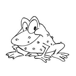 Раскраска: лягушка (Животные) #7743 - Бесплатные раскраски для печати