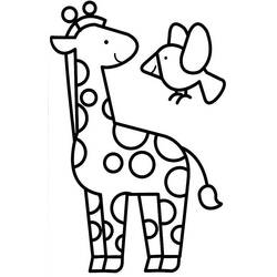 Раскраска: жираф (Животные) #7374 - Бесплатные раскраски для печати