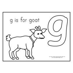 Раскраска: коза (Животные) #2496 - Бесплатные раскраски для печати