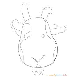 Раскраска: коза (Животные) #2545 - Бесплатные раскраски для печати