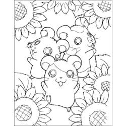 Раскраска: хомяк (Животные) #8096 - Бесплатные раскраски для печати