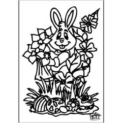 Раскраска: заяц (Животные) #10081 - Бесплатные раскраски для печати