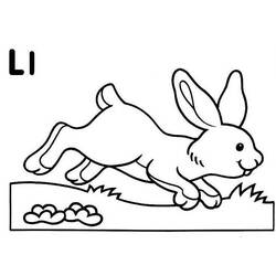 Раскраска: заяц (Животные) #10088 - Бесплатные раскраски для печати