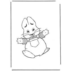 Раскраска: заяц (Животные) #10096 - Бесплатные раскраски для печати