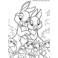 Раскраска: заяц (Животные) #10132 - Бесплатные раскраски для печати