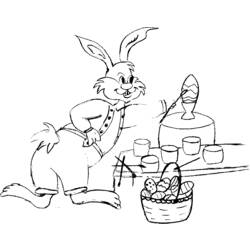 Раскраска: заяц (Животные) #10180 - Бесплатные раскраски для печати