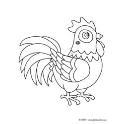 Раскраска: курица (Животные) #17479 - Бесплатные раскраски для печати