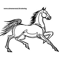 Раскраска: лошадь (Животные) #2265 - Бесплатные раскраски для печати