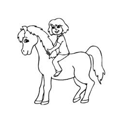 Раскраска: лошадь (Животные) #2337 - Бесплатные раскраски для печати
