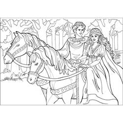 Раскраска: лошадь (Животные) #2342 - Бесплатные раскраски для печати