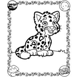 Раскраска: ягуар (Животные) #9024 - Бесплатные раскраски для печати