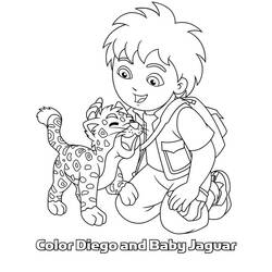 Раскраска: ягуар (Животные) #9043 - Бесплатные раскраски для печати