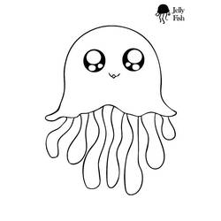 Раскраска: медуза (Животные) #20411 - Бесплатные раскраски для печати