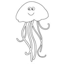 Раскраска: медуза (Животные) #20413 - Бесплатные раскраски для печати