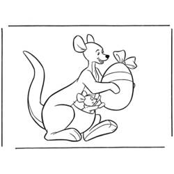Раскраска: кенгуру (Животные) #9138 - Бесплатные раскраски для печати