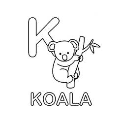 Раскраска: коала (Животные) #9360 - Бесплатные раскраски для печати