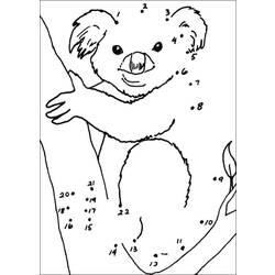 Раскраска: коала (Животные) #9396 - Бесплатные раскраски для печати