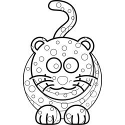 Раскраска: леопард (Животные) #9808 - Бесплатные раскраски для печати